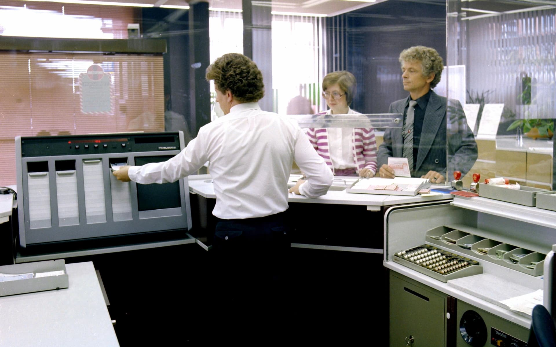 Picture of an advertising image showing Timelock in action.