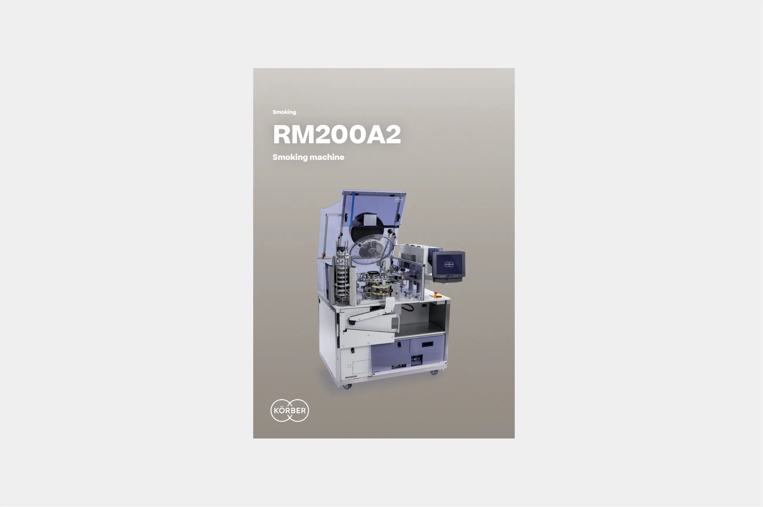Cover of Körber's RM200A2 brochure.