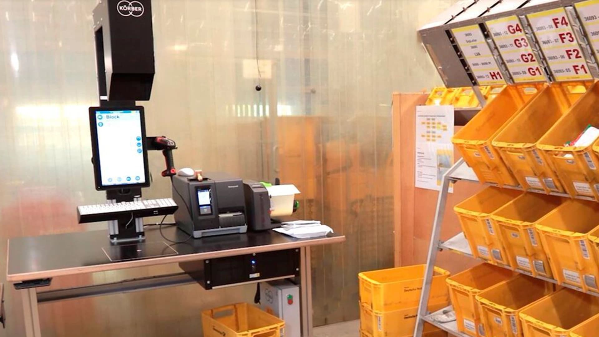 System der Deutschen Post zur automatischen Sortierung nicht automationsfähiger Postsendungen