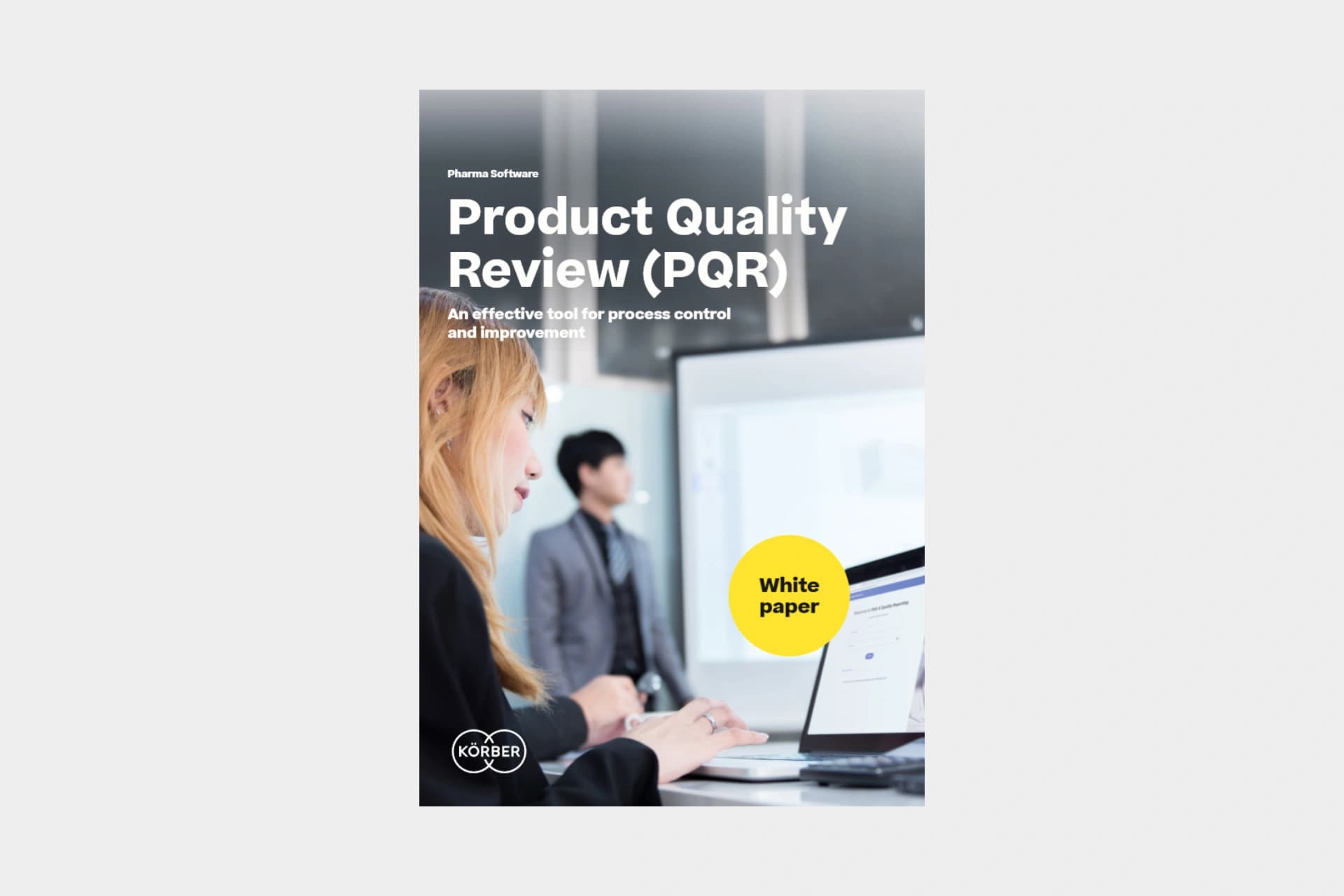 Cover of the whitepaper "Product Quality Review (PQR) - An effective tool for process control and improvement".