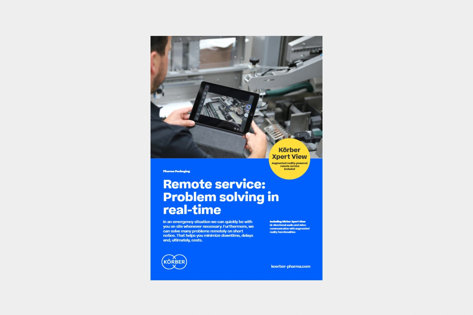 remote service support flyer cover
