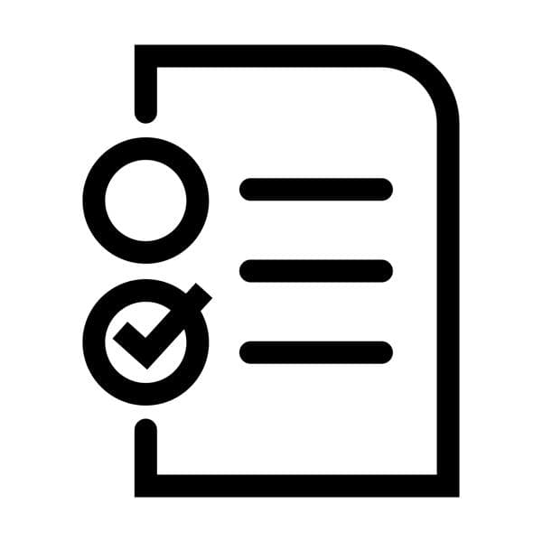 Icono de validación del proceso