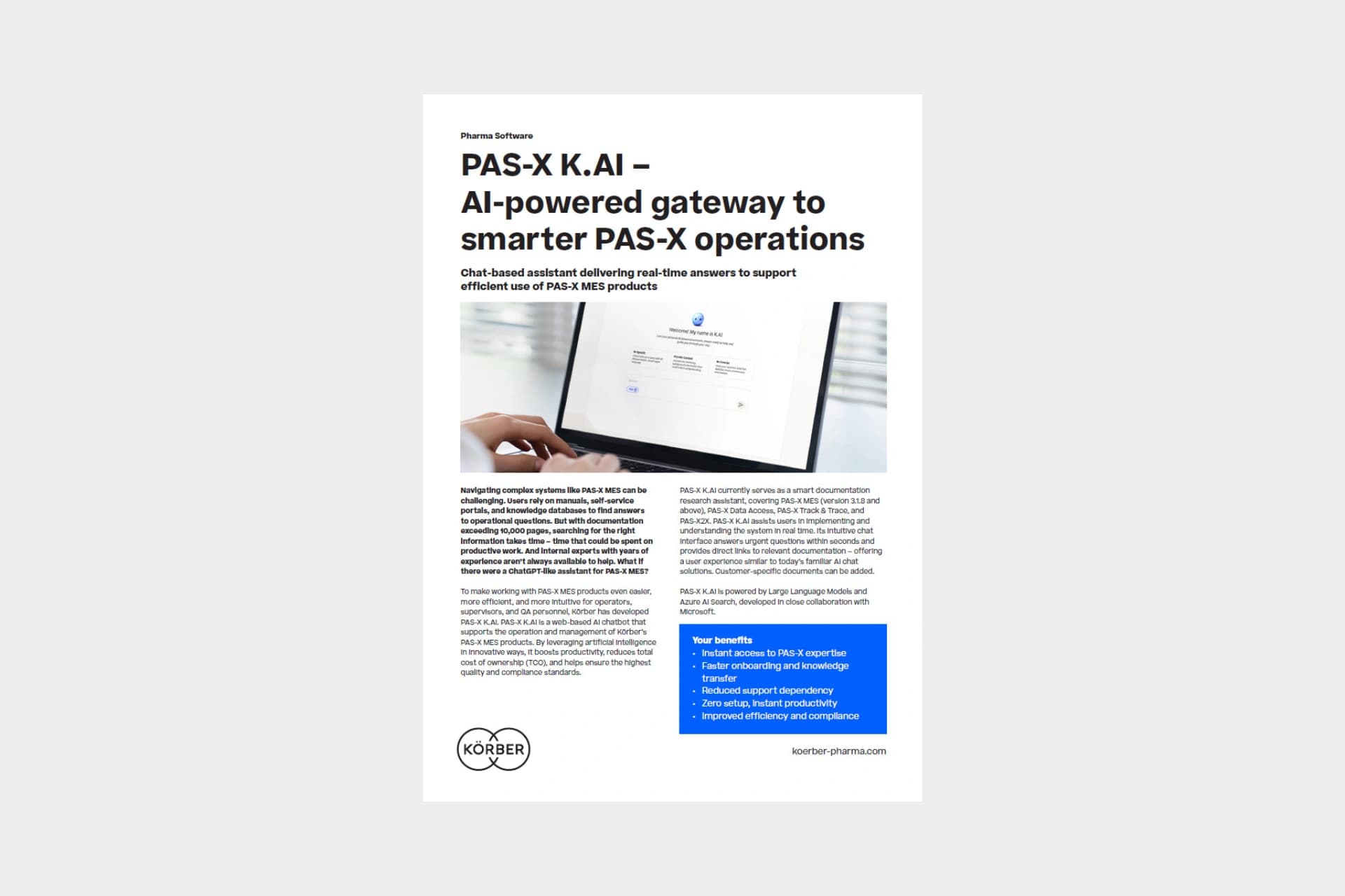 PAS-X K.AI factsheet cover