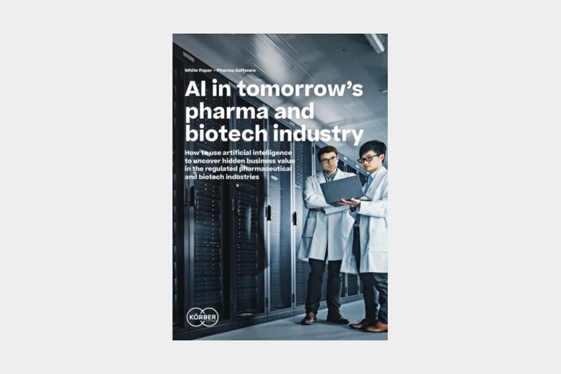 ai in pharma and biotech whitepaper cover
