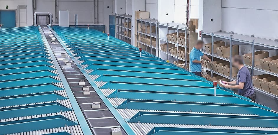 Book sorter solution from Körber for G. Umbreit