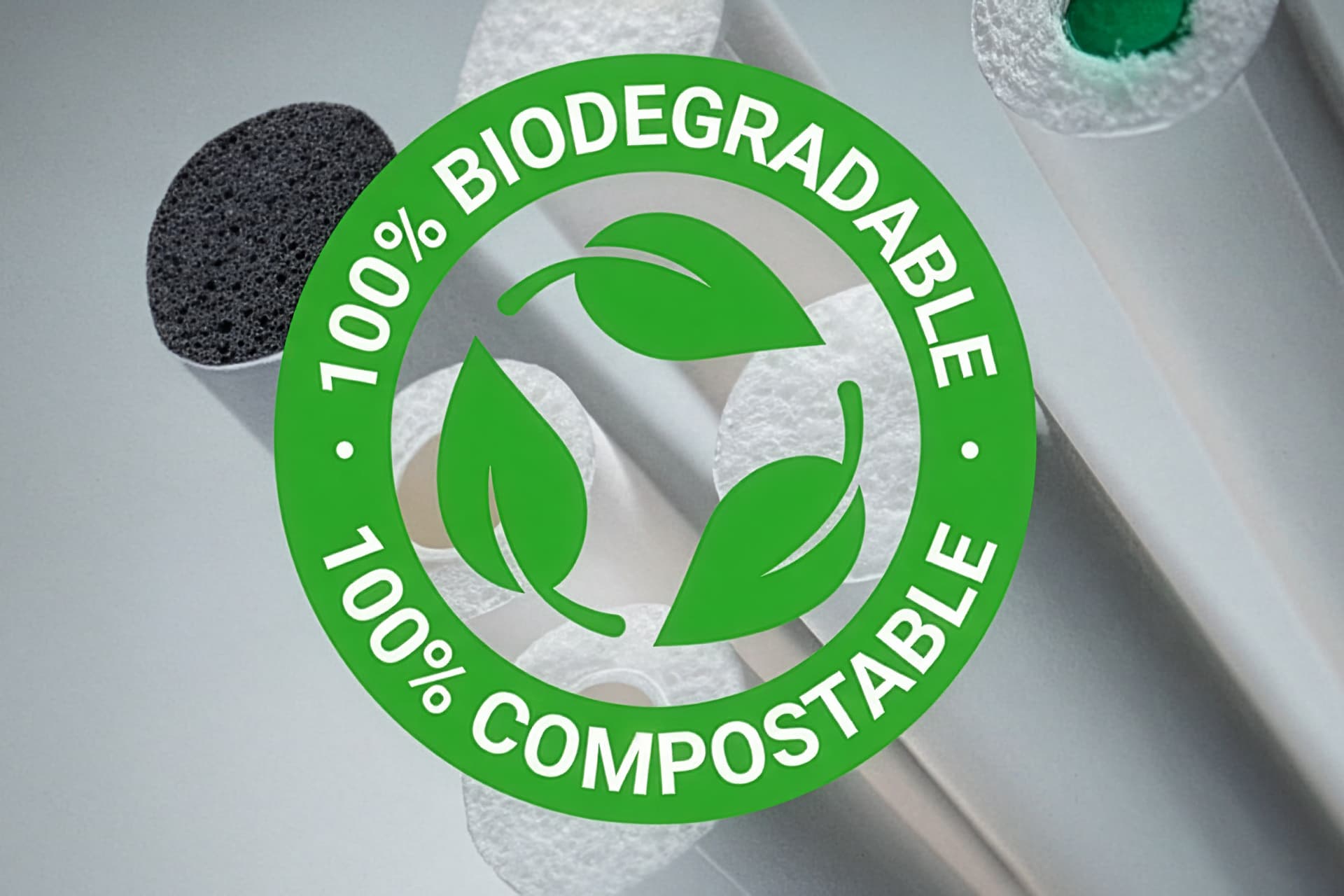 Biologisch abbaubare, kompostierbare Filter