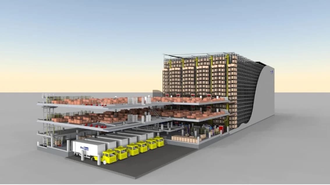 3D of the new automated storage facility in Cebu