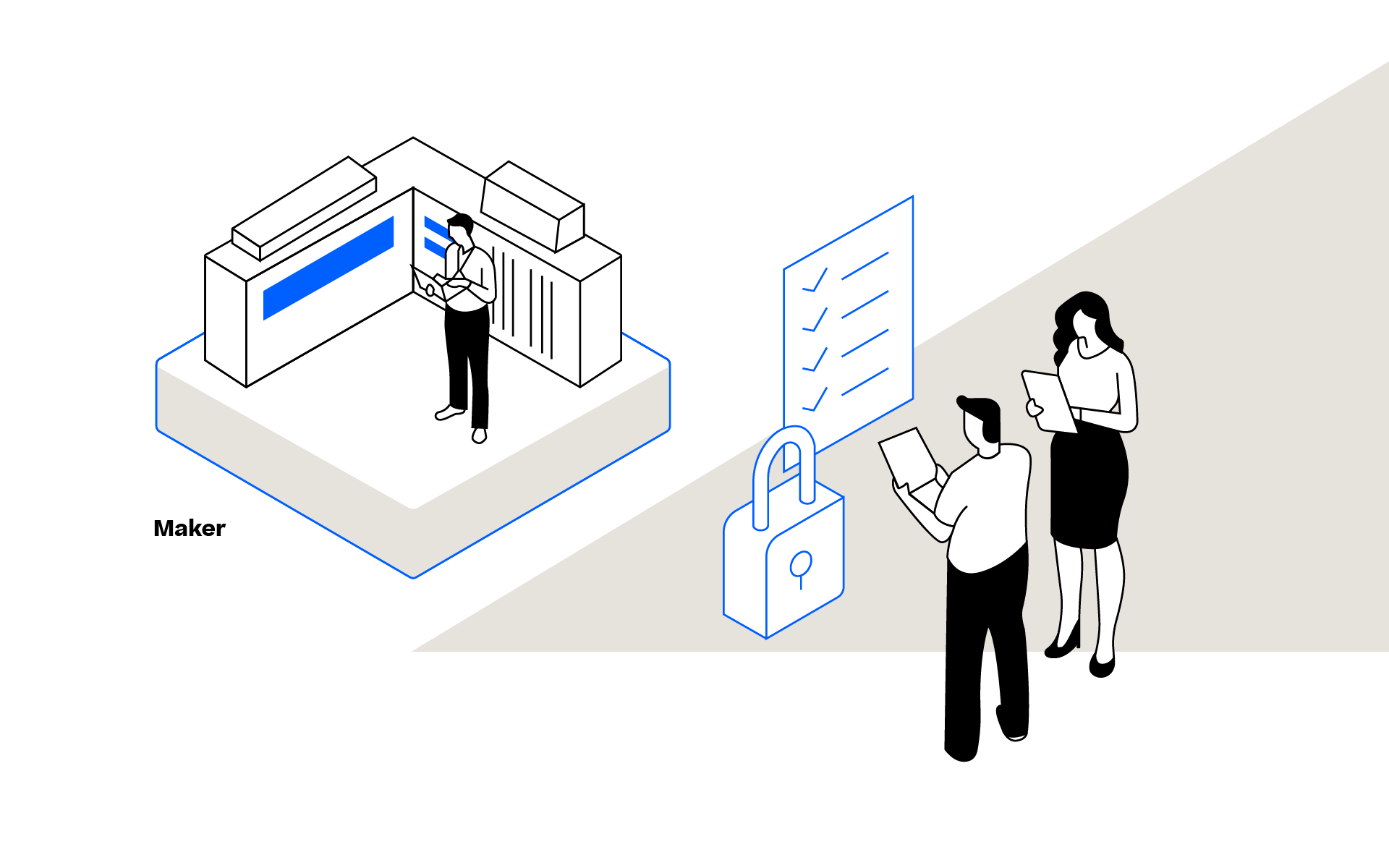 illustration of production lines optimization