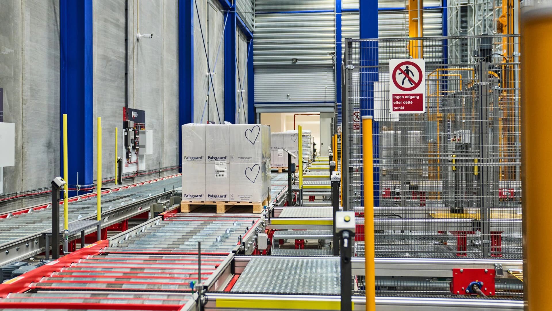 Automation systems inside a warehouse