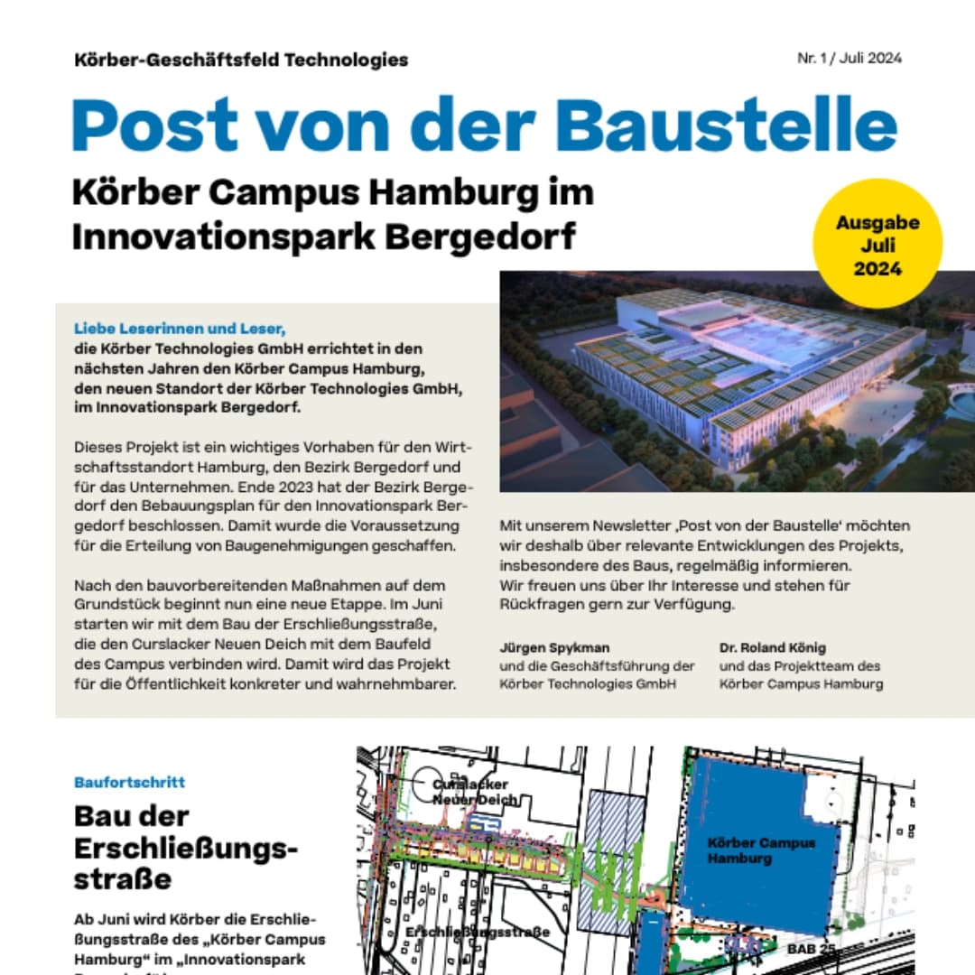 Cover of the Post von der Baustelle