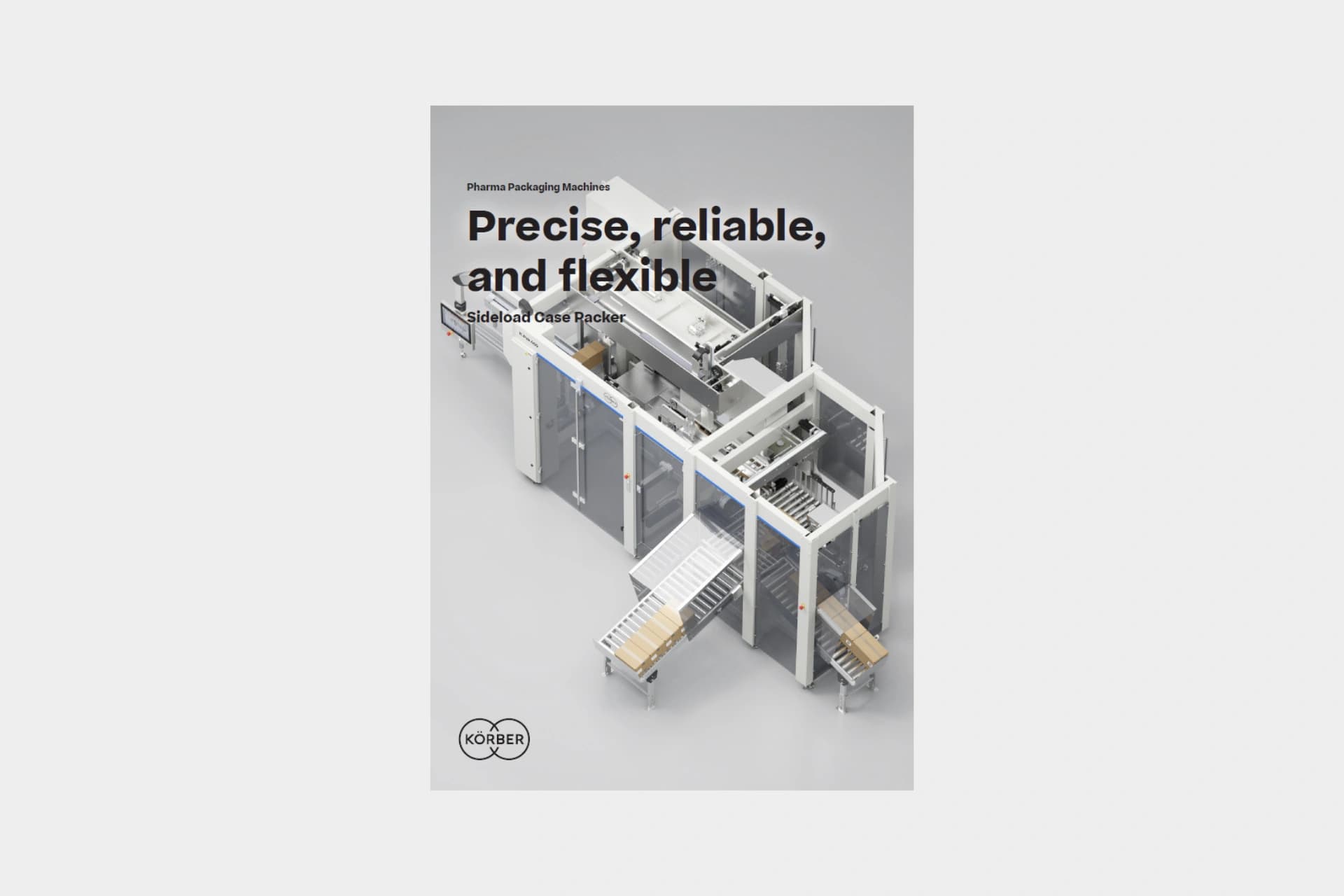 sideload case packer brochure cover