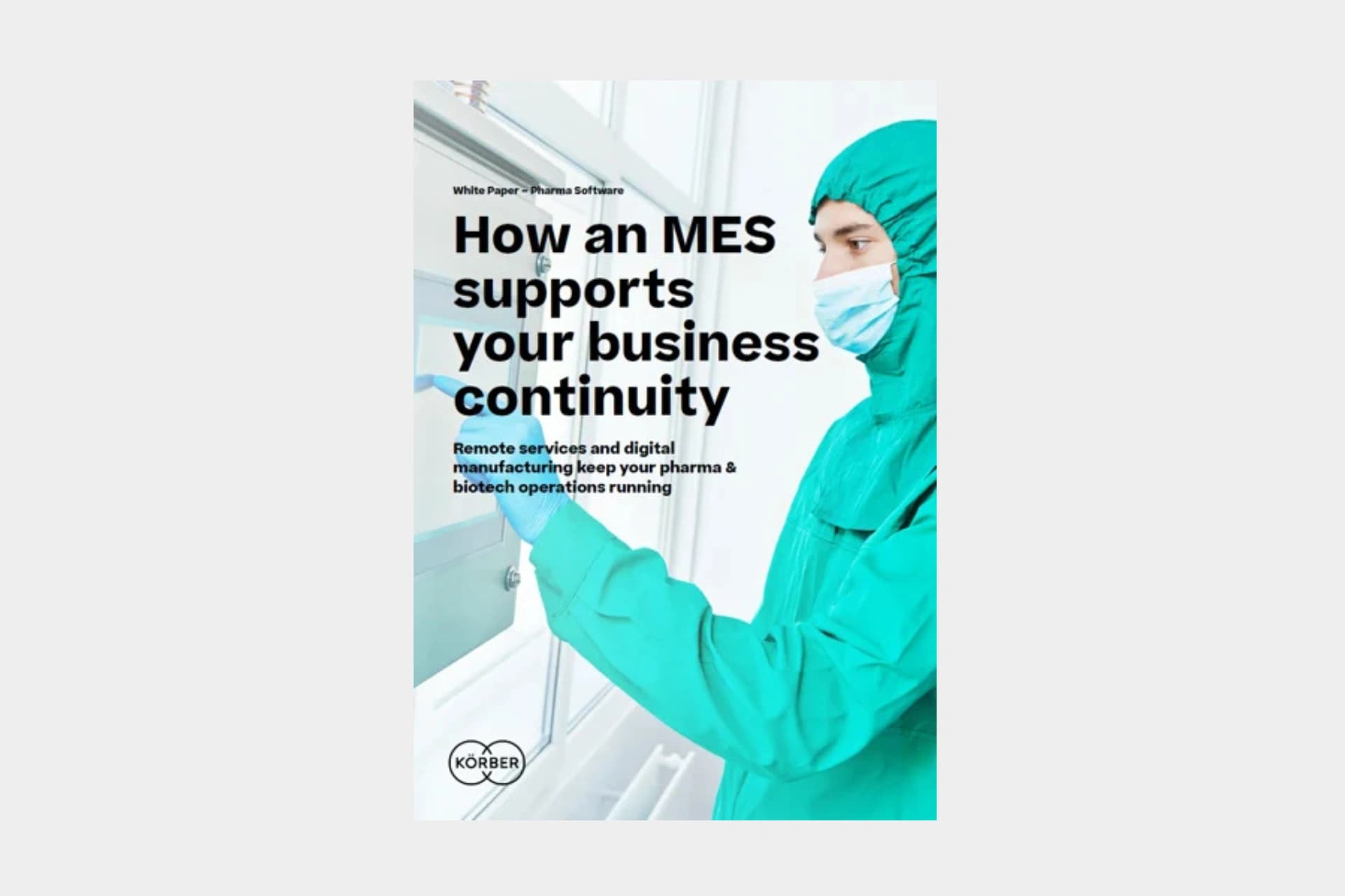 MES business continuity whitepaper cover