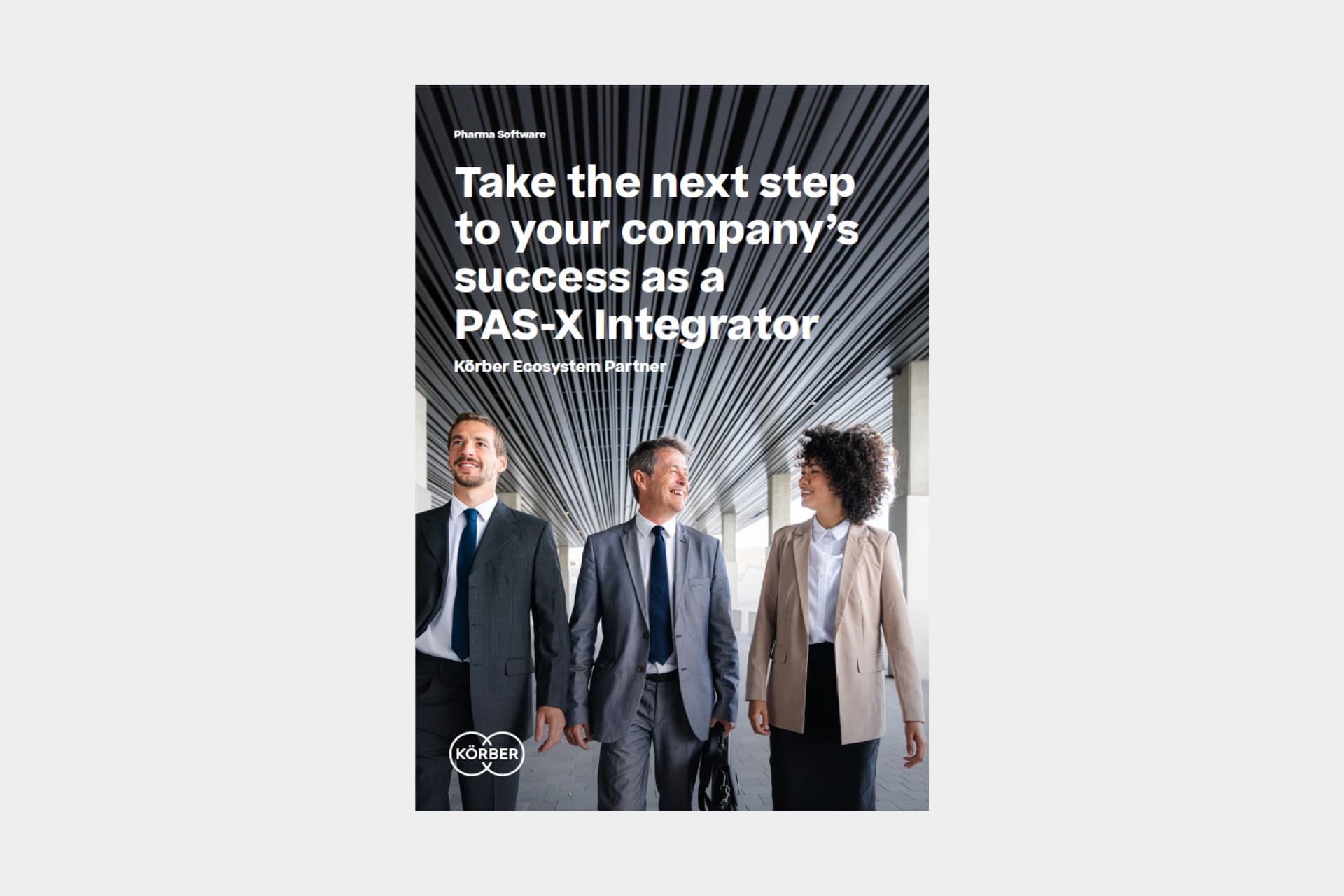 Cover of the brochure about the PAS-X Integrator partner program.