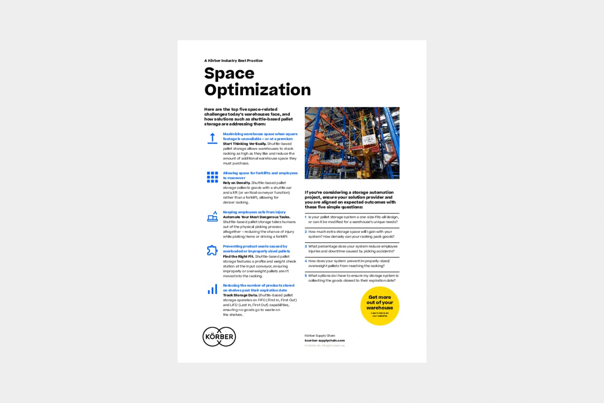 space optimization at Pet Lovers Centre factsheet cover