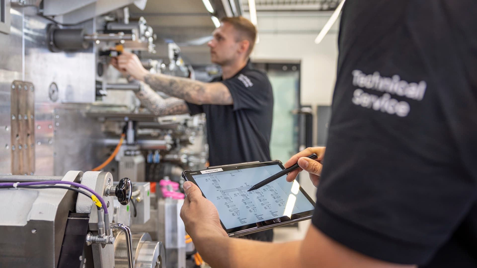 Körber employees working in ecodesign solutions.