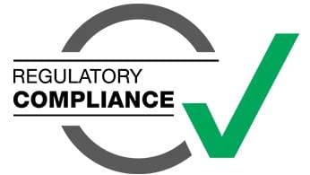 Logo mit dem Symbol für „Regulatory Compliance“