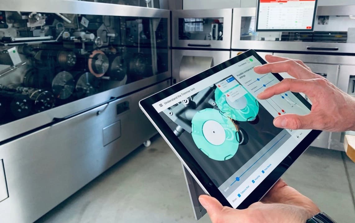 Digital Academy Schulungsprogramm auf einem Tablet