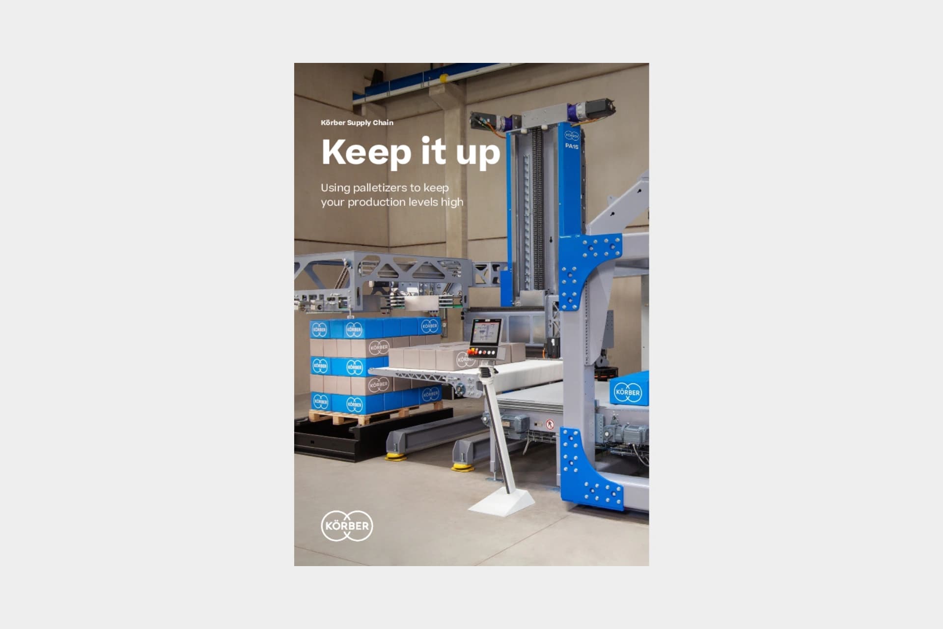 Cover des Whitepapers zur Palettiererautomatisierung