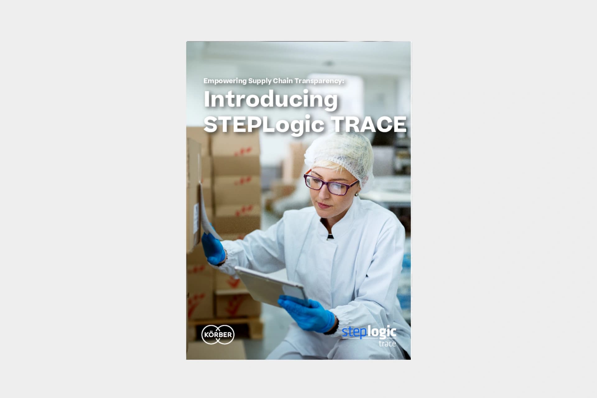 Cover des Datenblatts „Vorstellung von STEPLogic TRACE“.