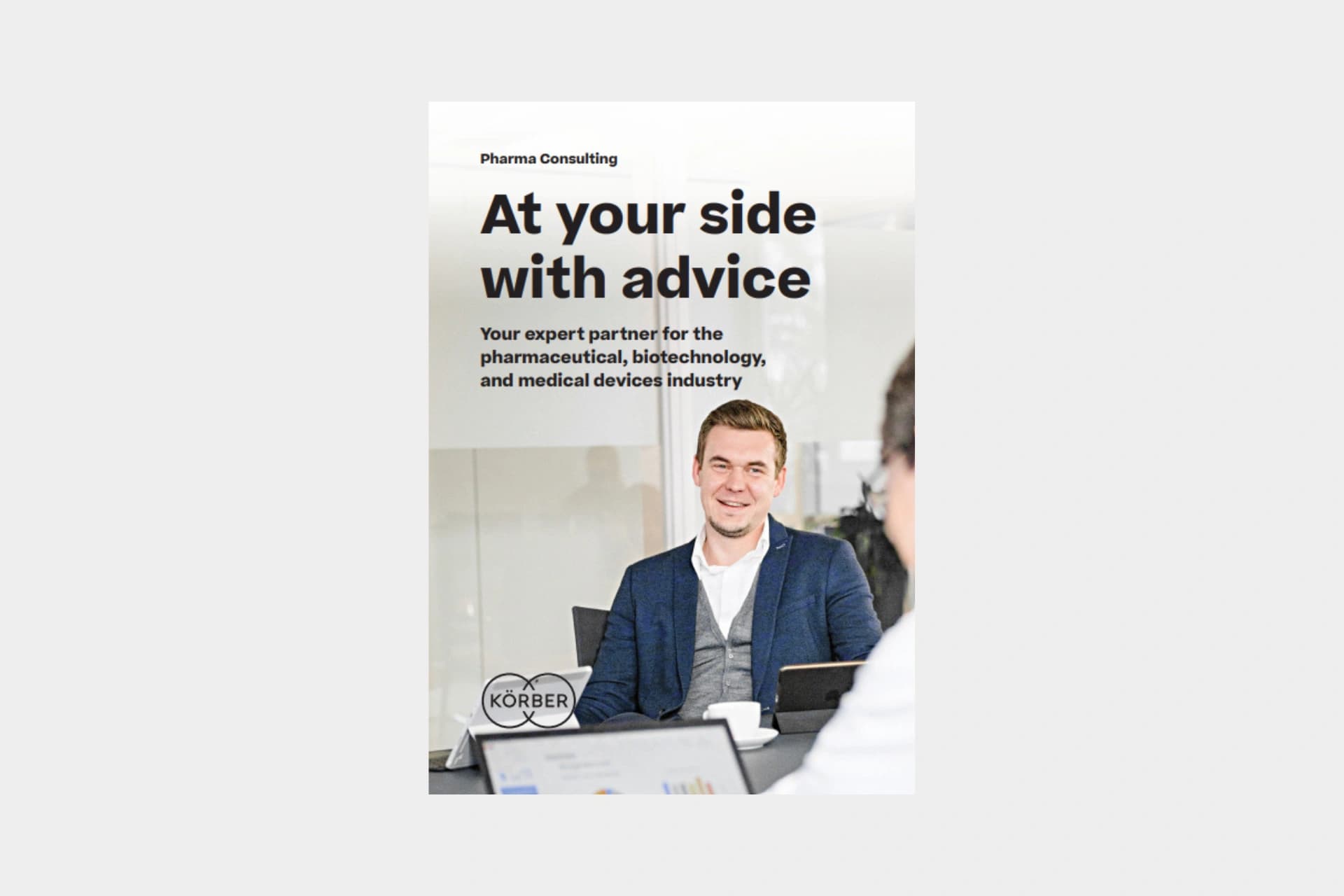 pharma consulting brochure cover