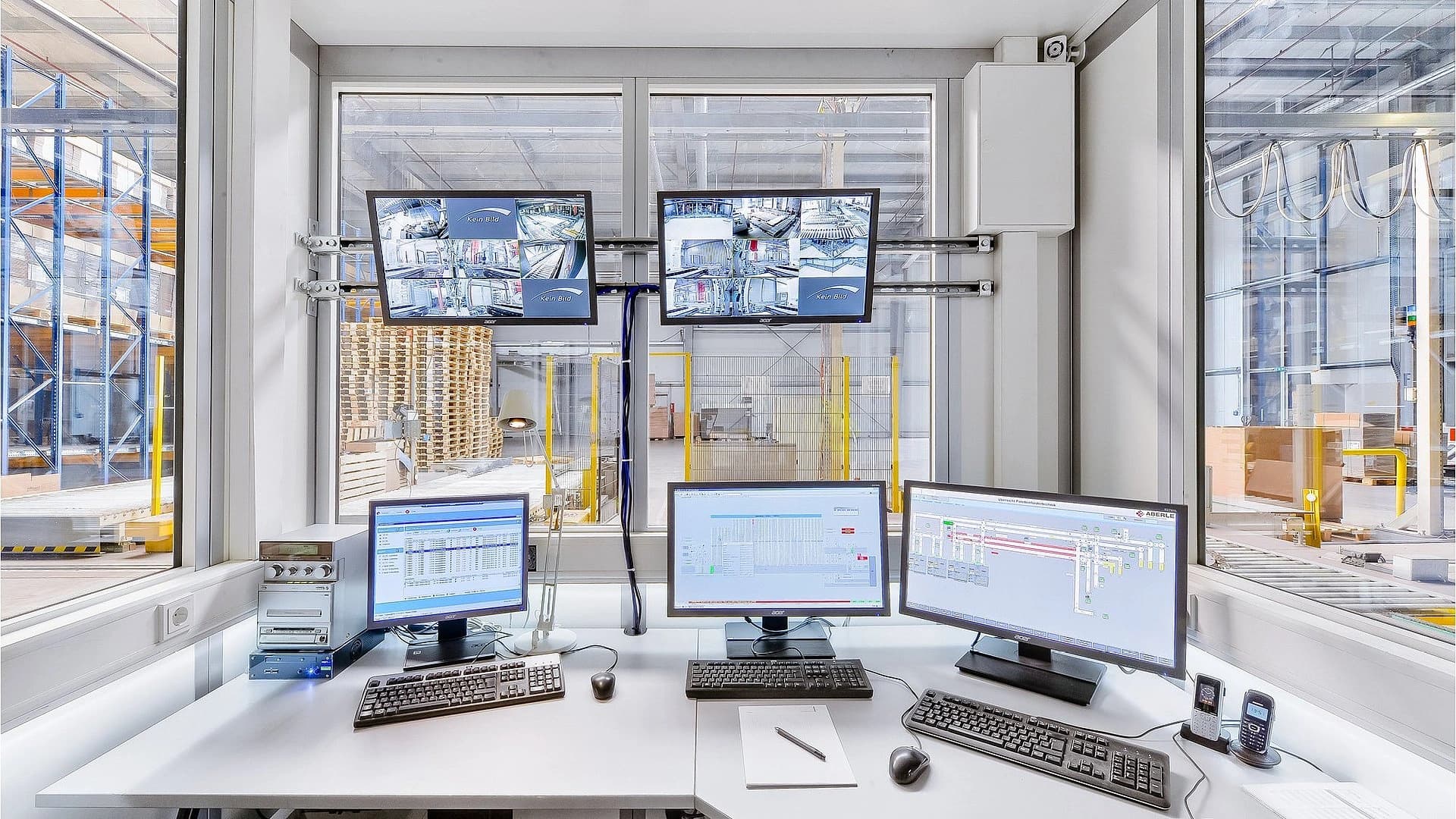 a warehouse management and control softare in action