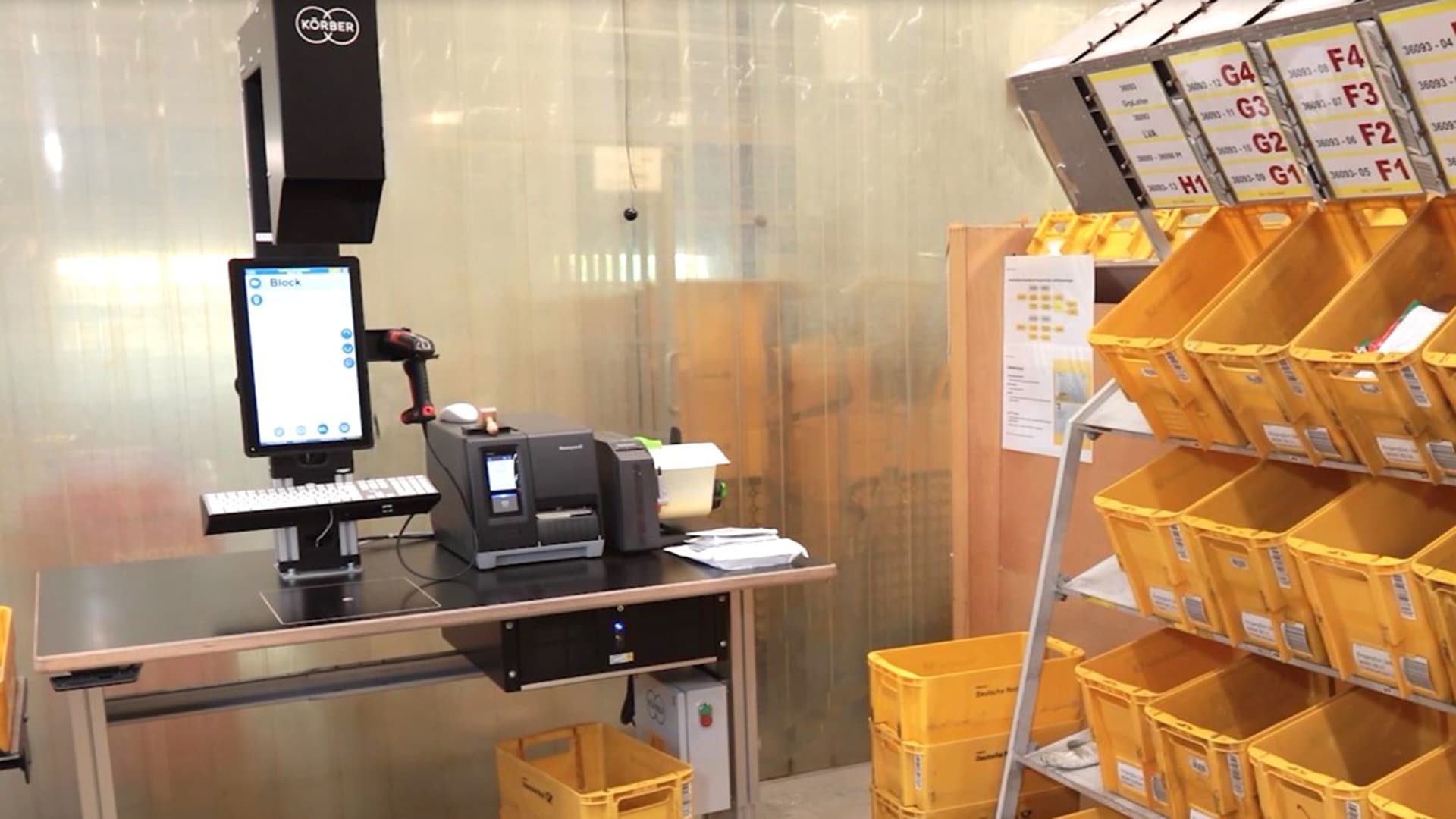 Adress digitalization station