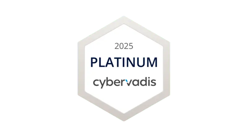Platinum cybervadis 2025 rating