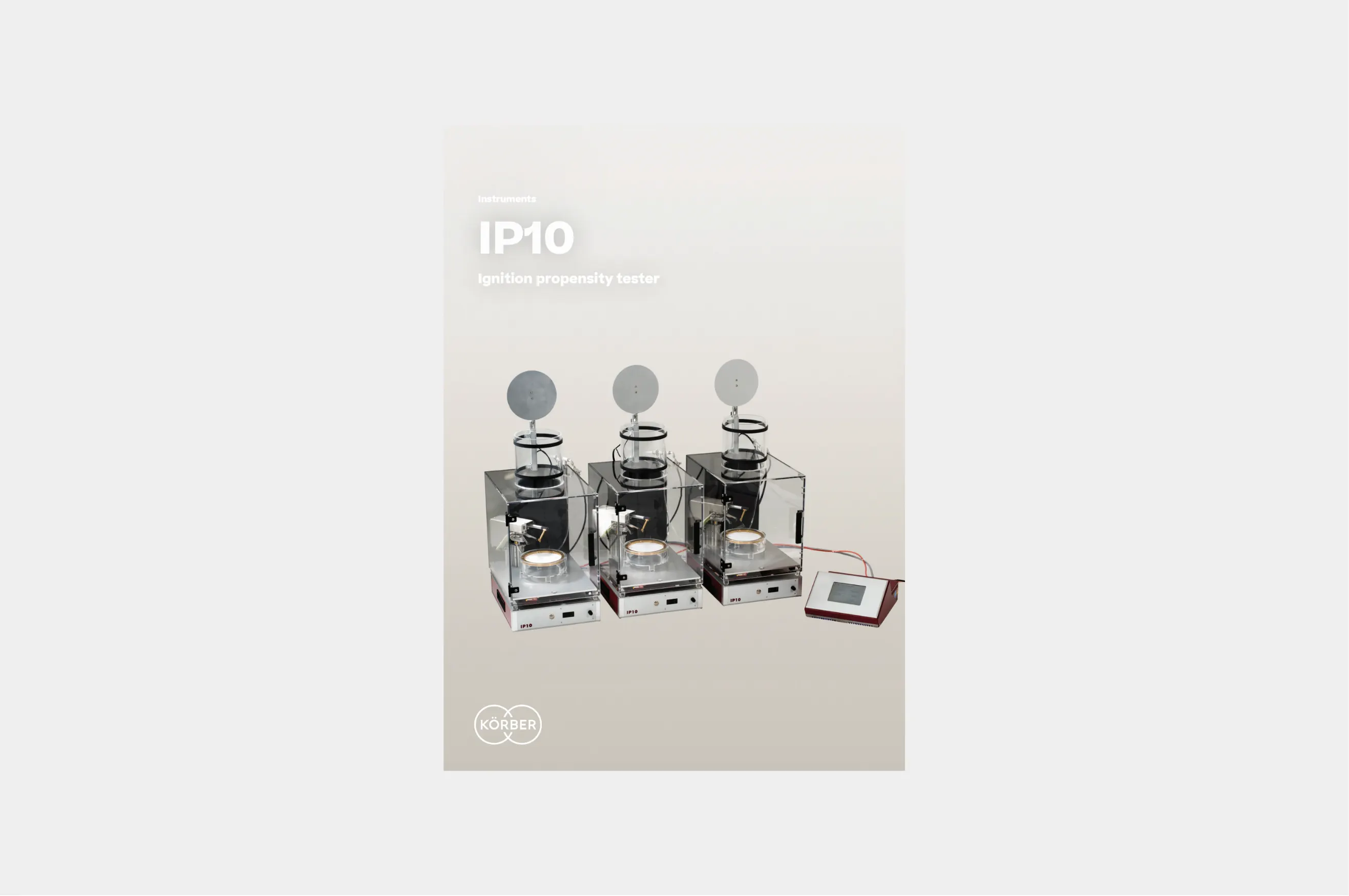 Cover of Körber's IP10 brochure.