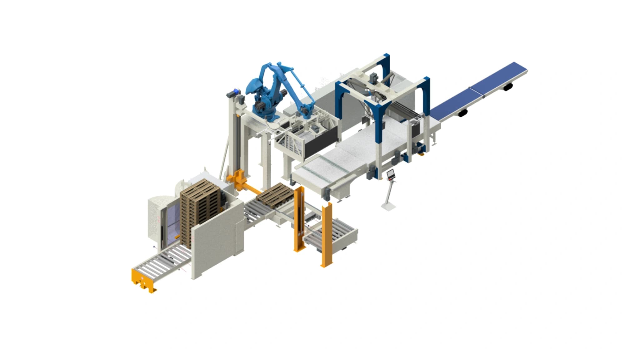 EcoPal Tissue robot palletizer