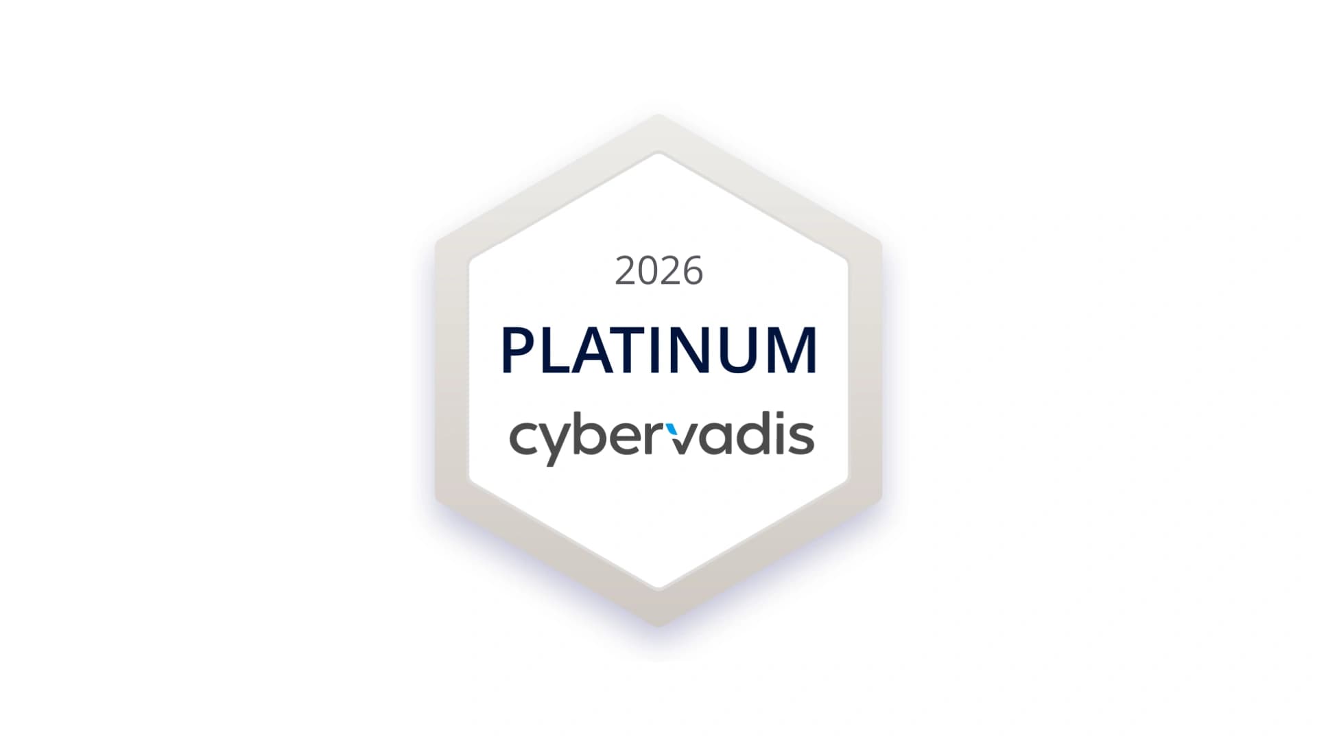 Platinum cybervadis 2026 rating