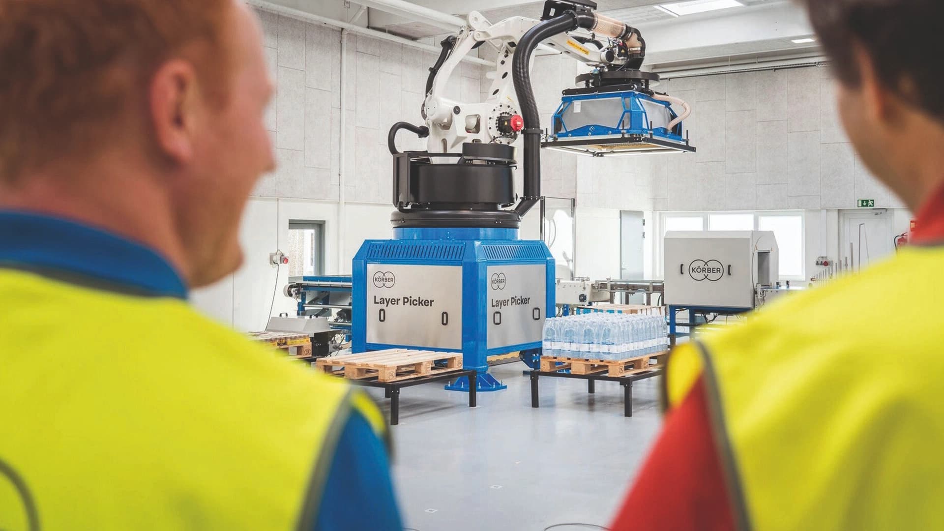 a layer picker working in a warehouse