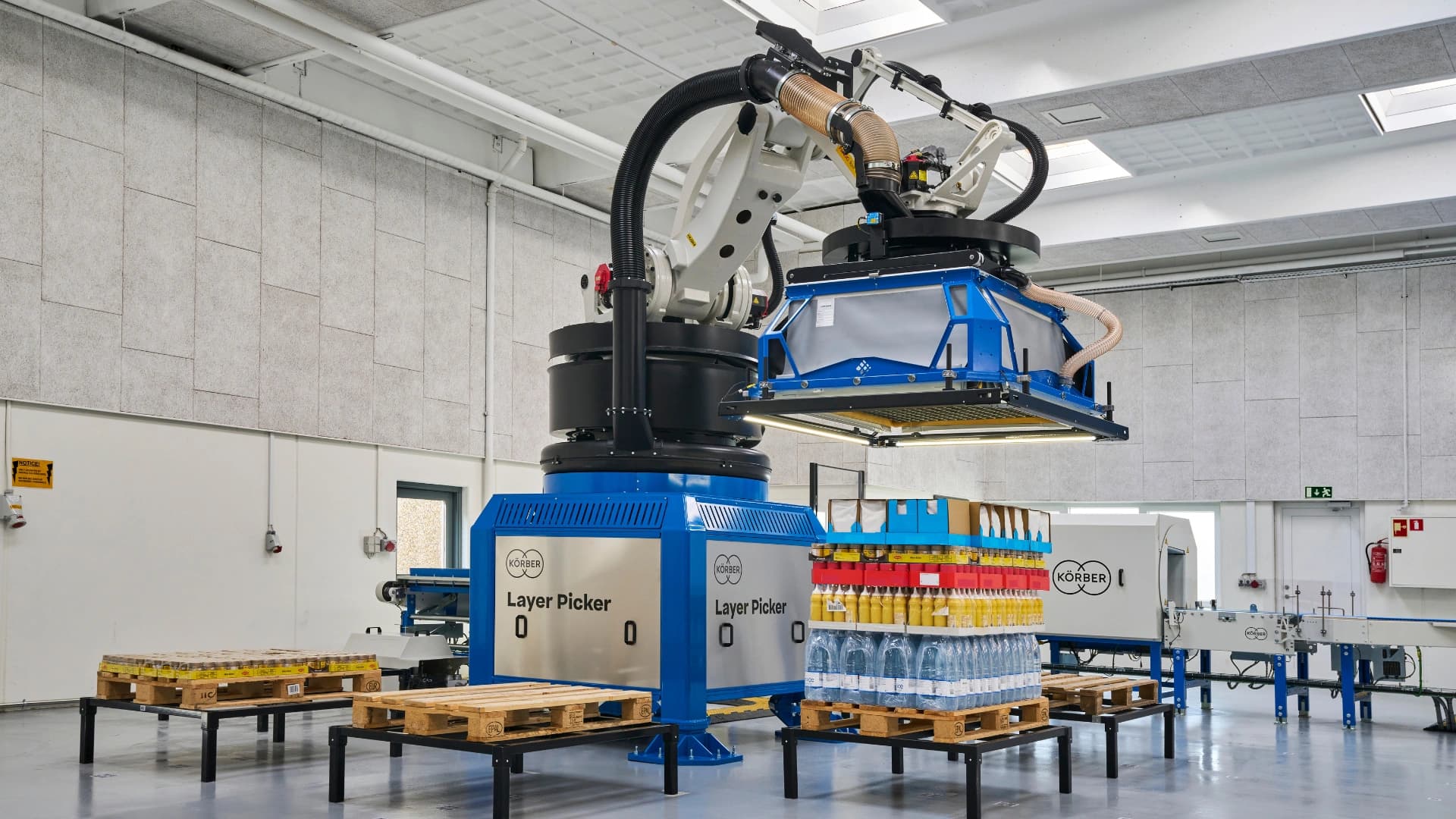 Layer picker in a warehouse.