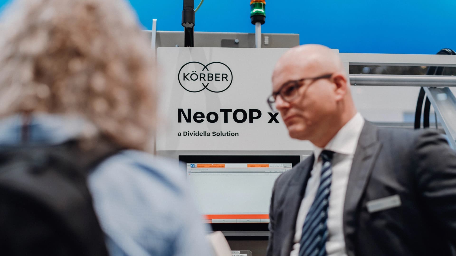 Picture of the Dividella NeoTOP x in a exhibition.