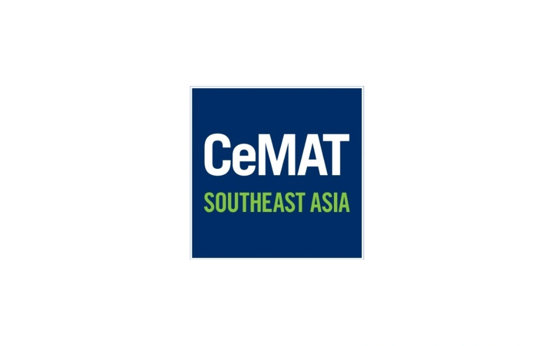Logo of the CeMAT Southeast Asia event.