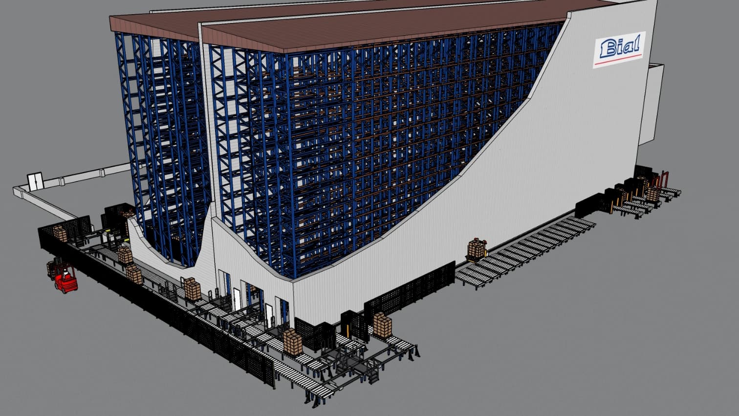 Bial's warehouse extension 3D planning