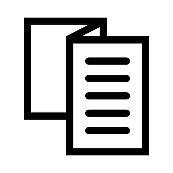 Symbol für Flugblätter