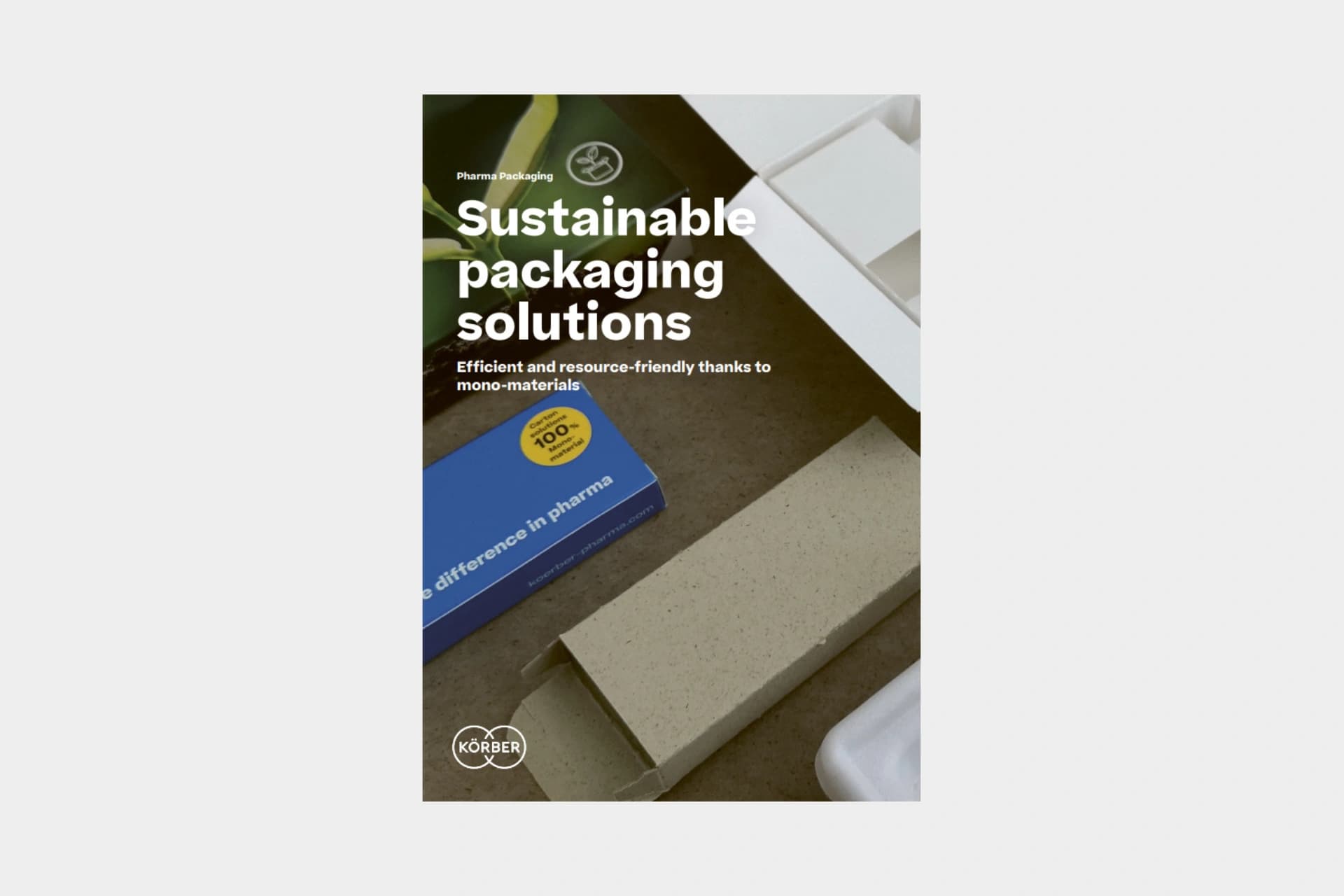 sustainable packaging solutions brochure cover