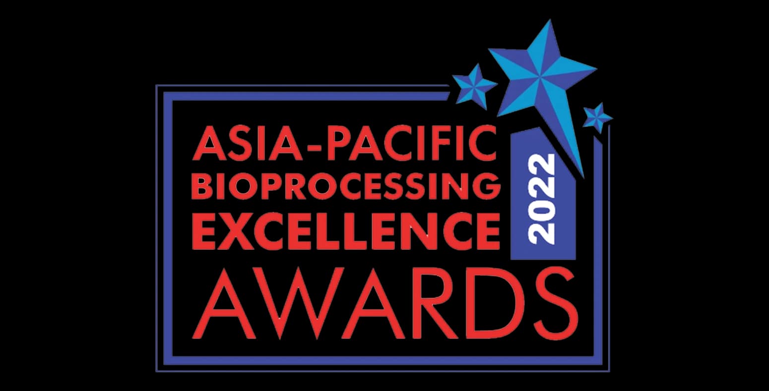 2022 Asia-Pacific Bioprocessing Excellence Awards badge
