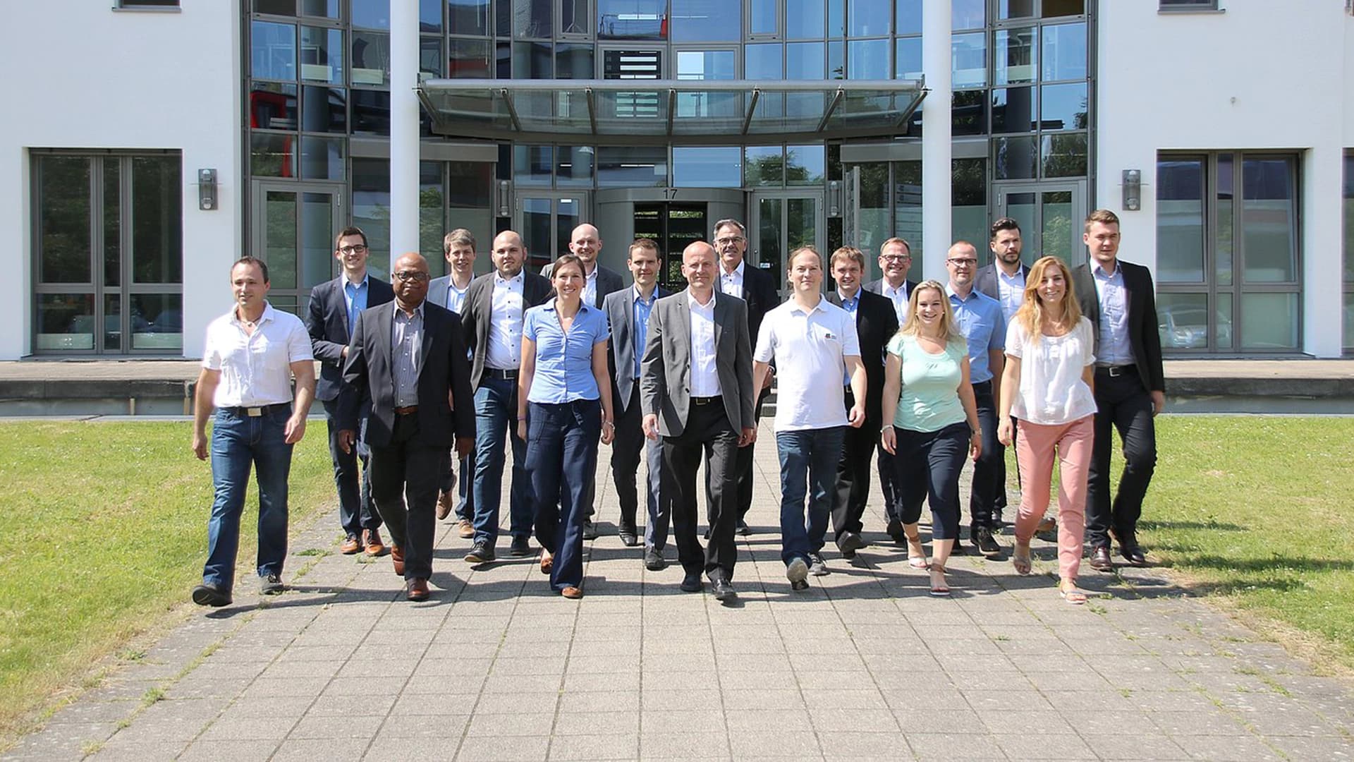 Photo of the Systec and Services team.