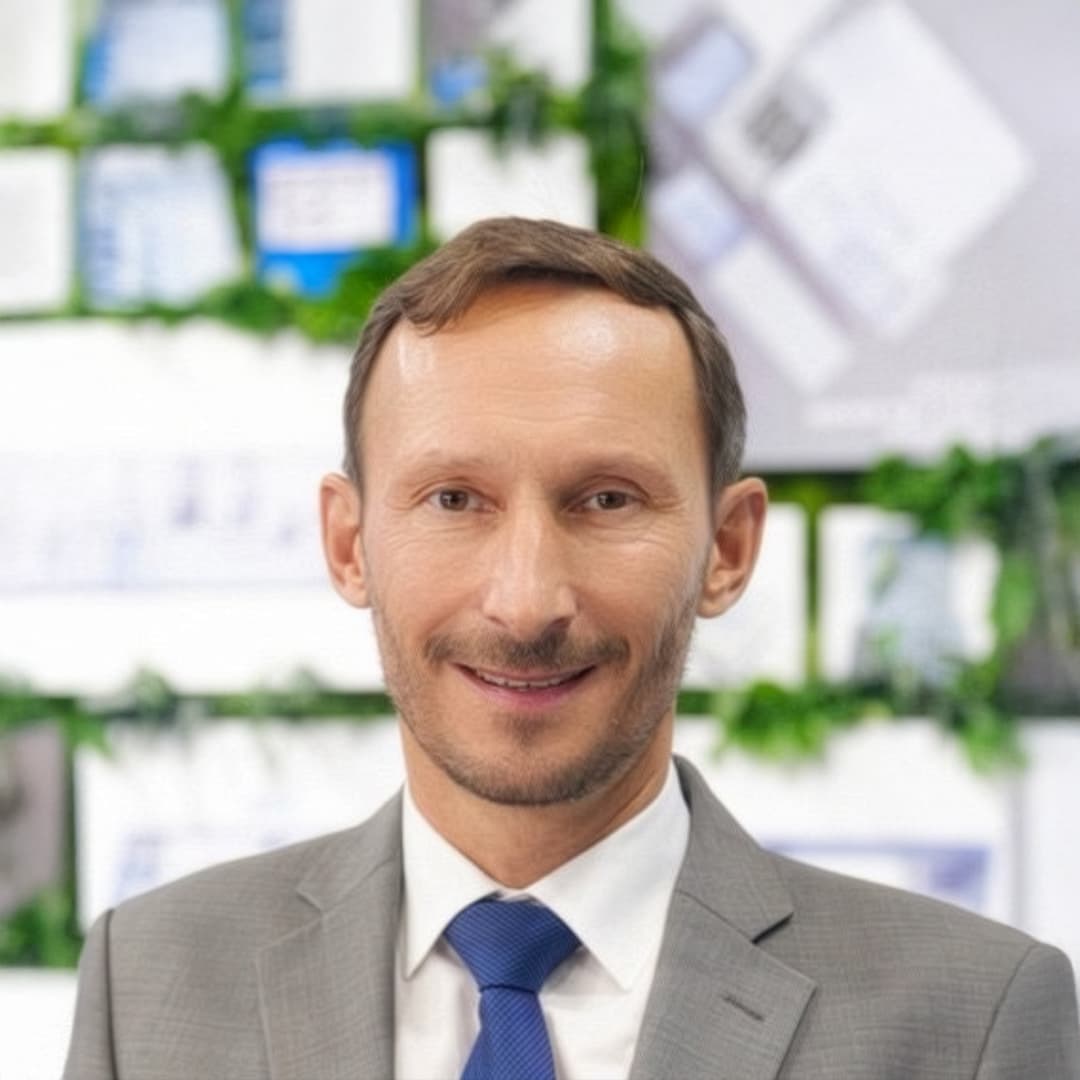 Foto von Dr. Jürgen Krebs, Chief Technology Officer und Chief Operating Officer im Körber-Geschäftsfeld Pharma.