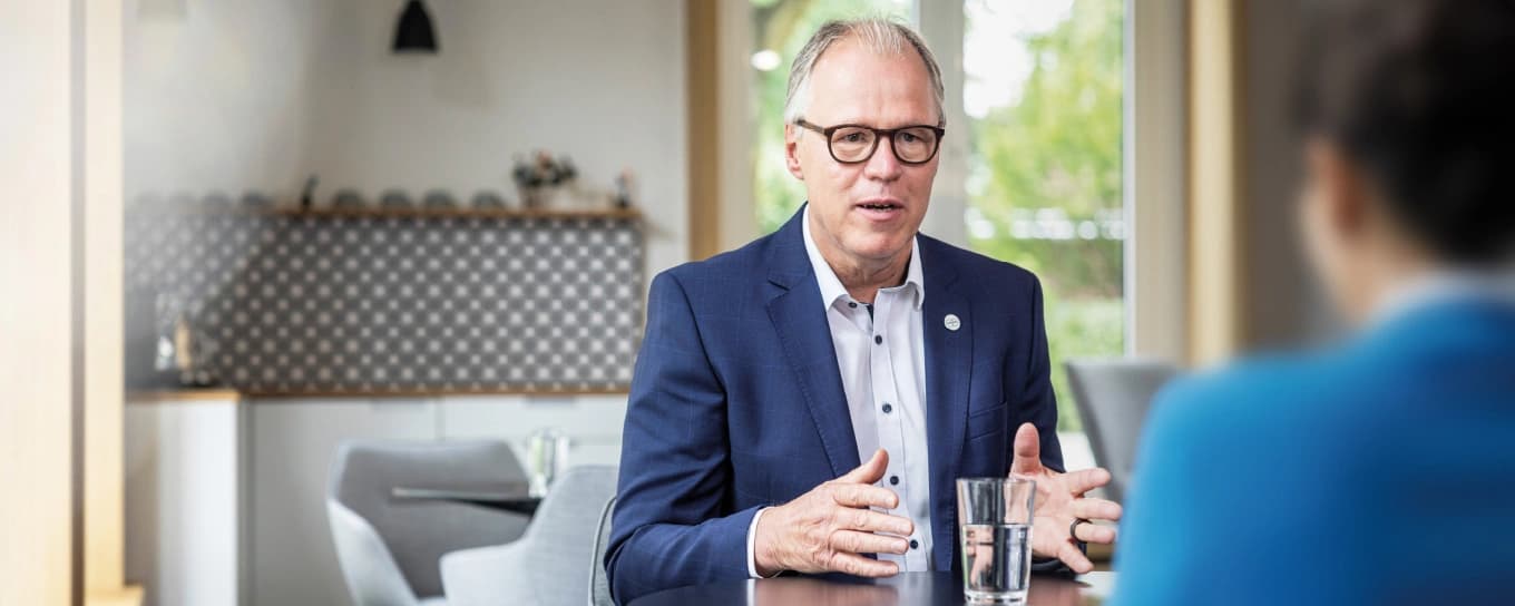 Jürgen Heller, Chief Sales Officer von Körber Technologies, in einem Interview