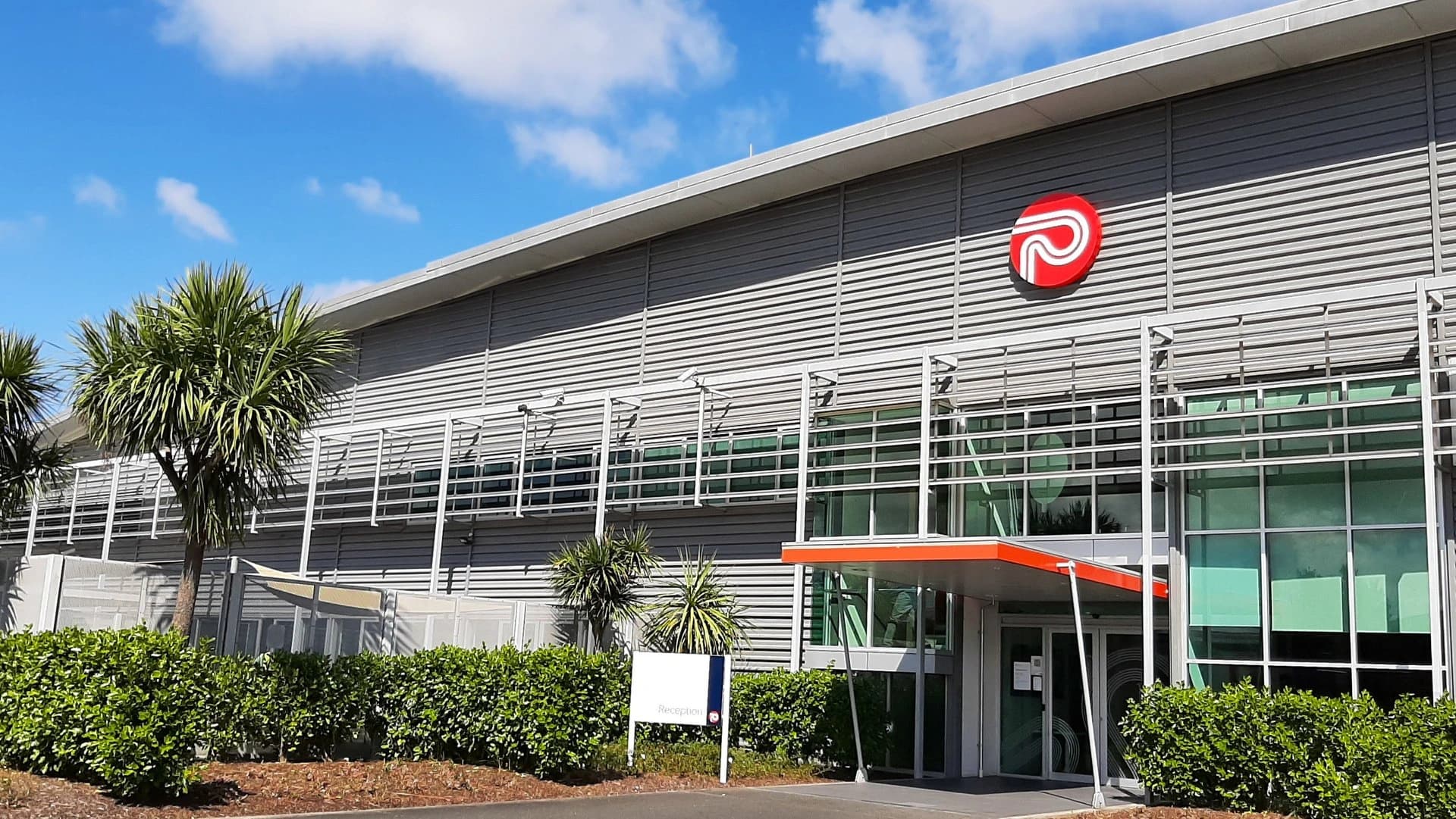 exterior of NZ post mail center