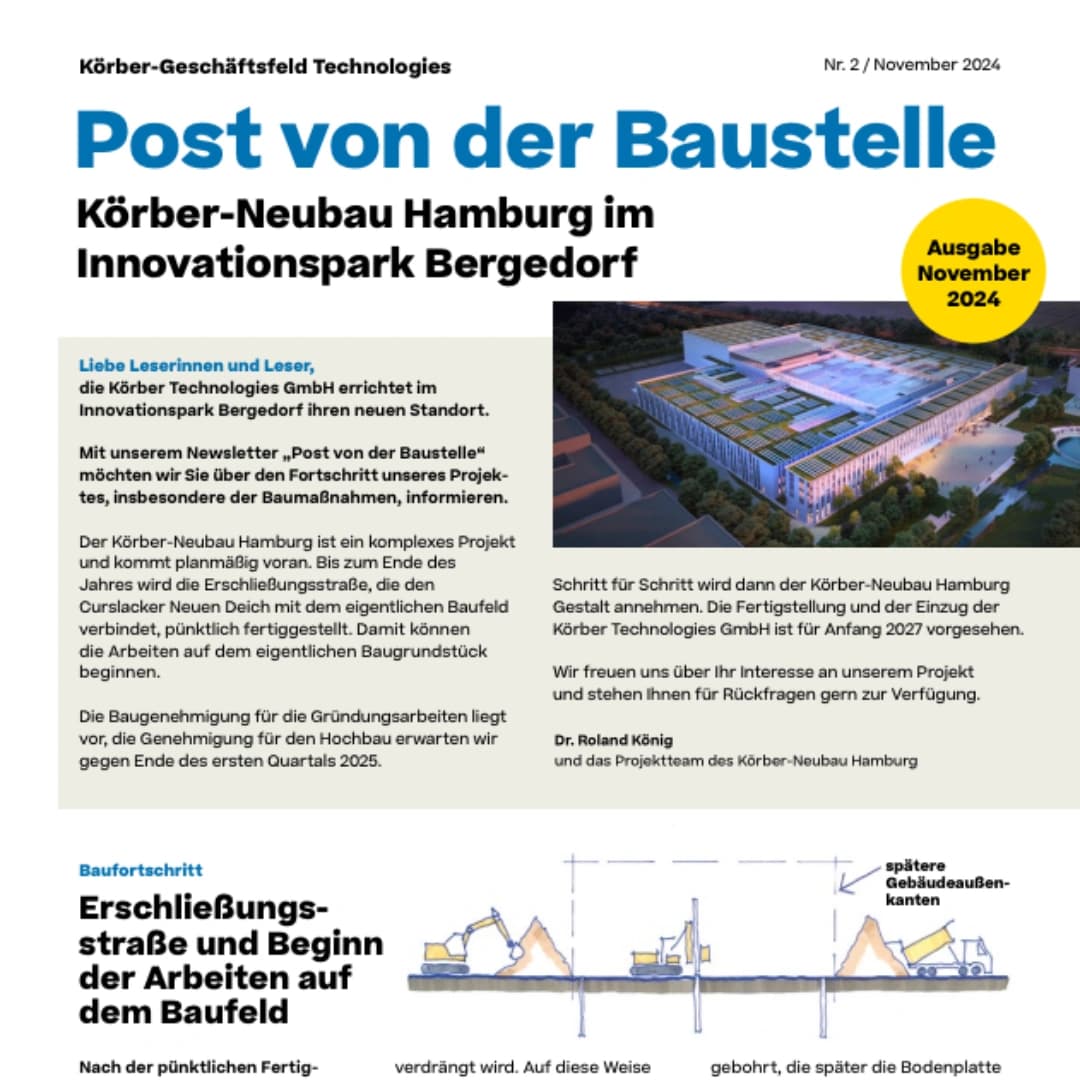 Cover of the Post von der Baustelle