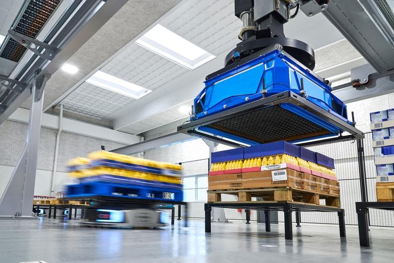 Foto der Lagenpicker-Maschine