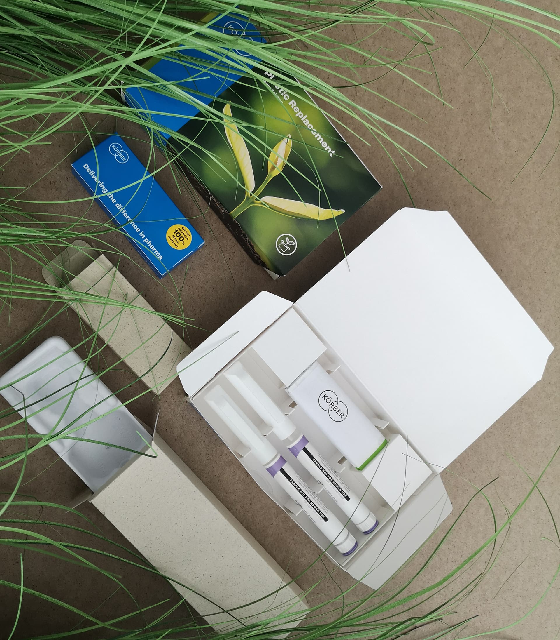 Variety of different packaging materials for pharmaceuticals