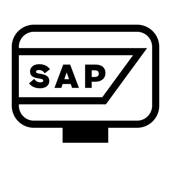 SAP supply chain logistics icon