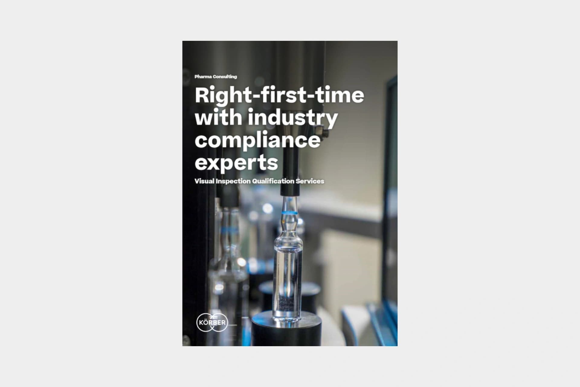 visual inspection qualification services brochure cover