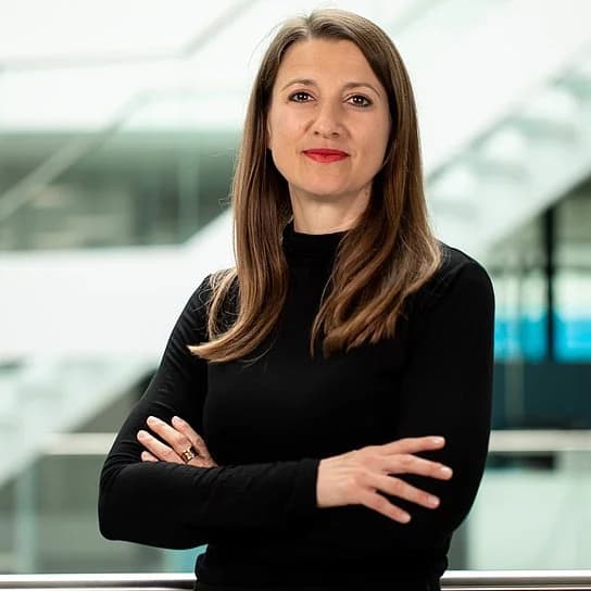 Dr. Kerstin Höfle, Leiterin Forschung & Entwicklung und Produktmanagement im Körber Geschäftsfeld Supply Chain