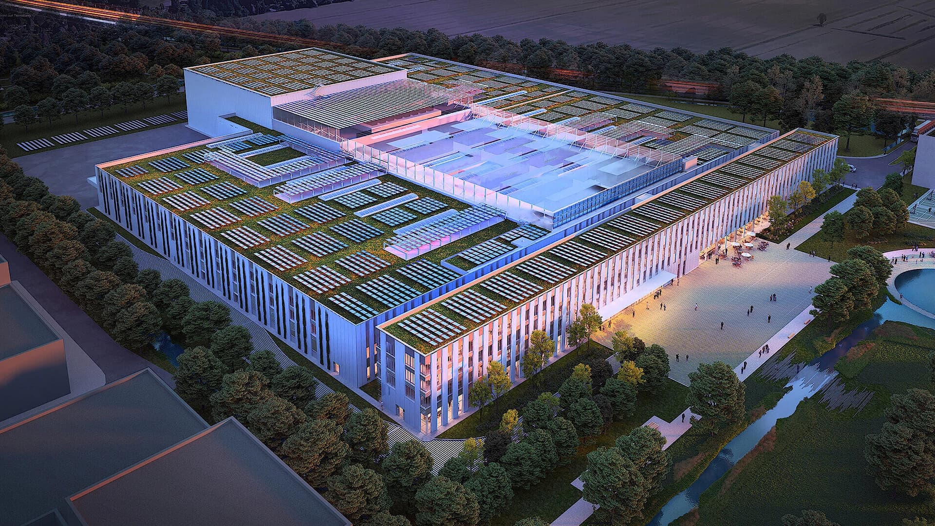 Top view of Körber campus