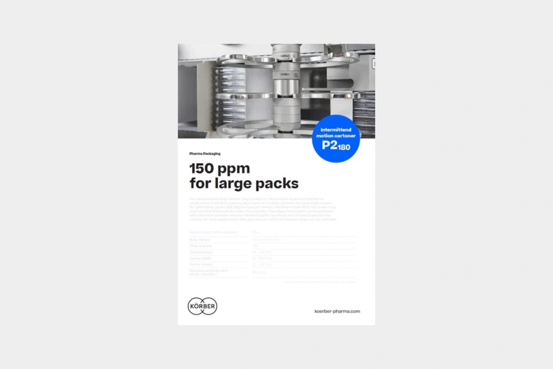 P2/180 datasheet cover